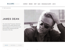 Tablet Screenshot of jamesdeaneyewear.com